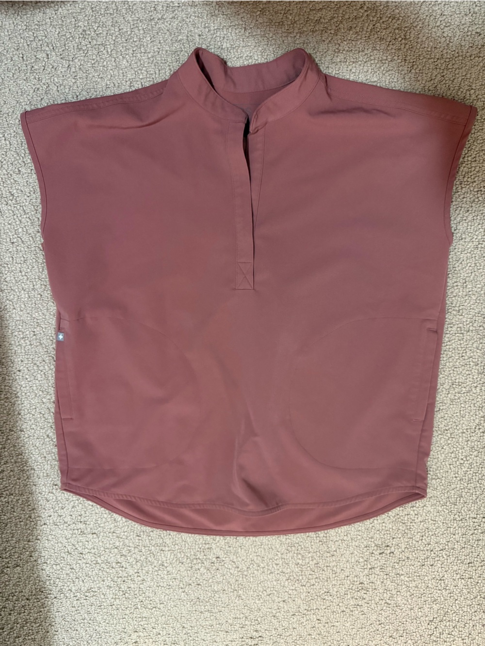 Mauve Rafaela - Oversized Scrub Top